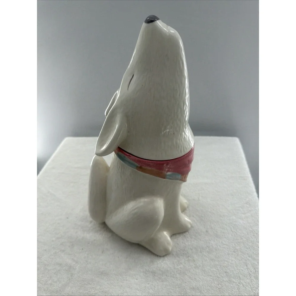Vintage Southwest Treasure Craft Howling Coyote Prairie Dog Wolf Cookie Jar